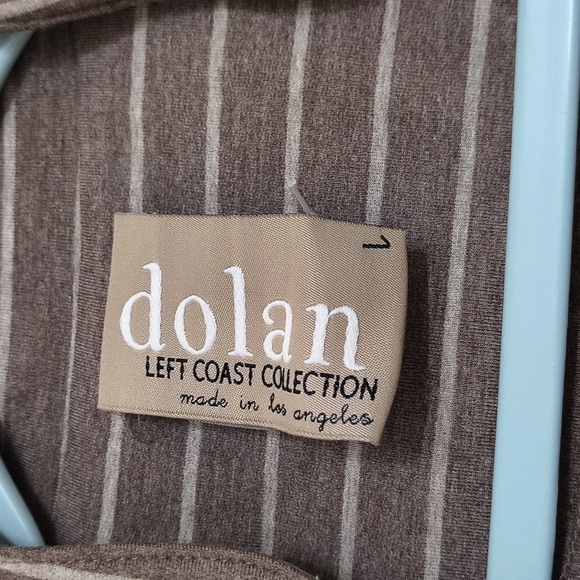 Anthropology Dolan Charcoal Striped Blazer Jacket Career Contemporary Sweater - Picture 4 of 13